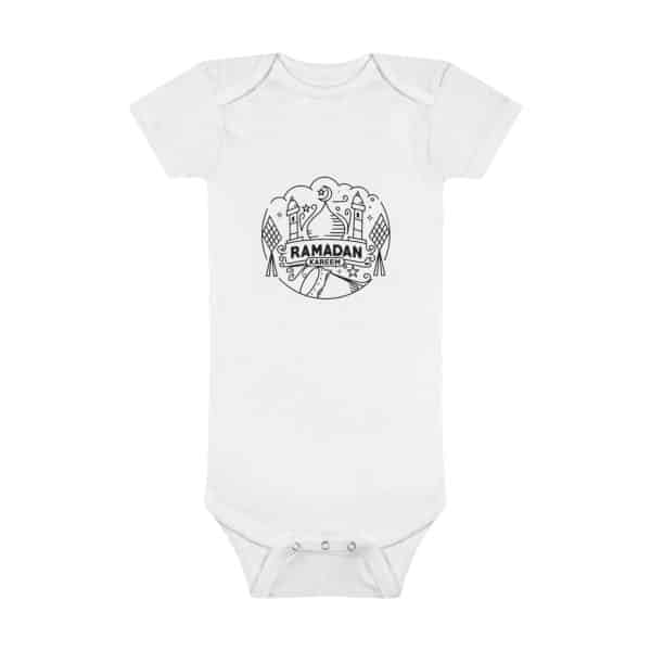 Ramadan Kareem Onesie® Organic Baby Bodysuit