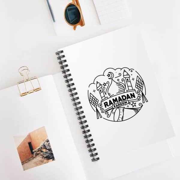 Ramadan Kareem Spiral Notebook - Ruled Line - Image 5