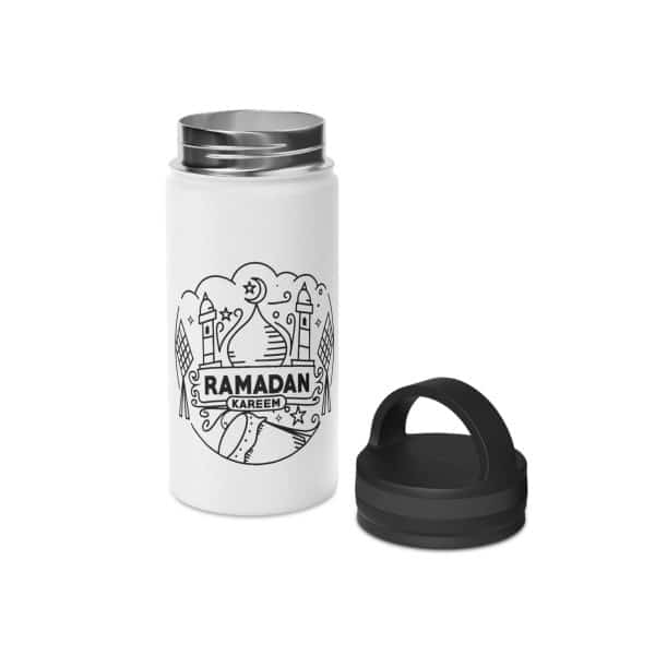 Ramadan Kareem Stainless Steel Water Bottle, Handle Lid - Image 5