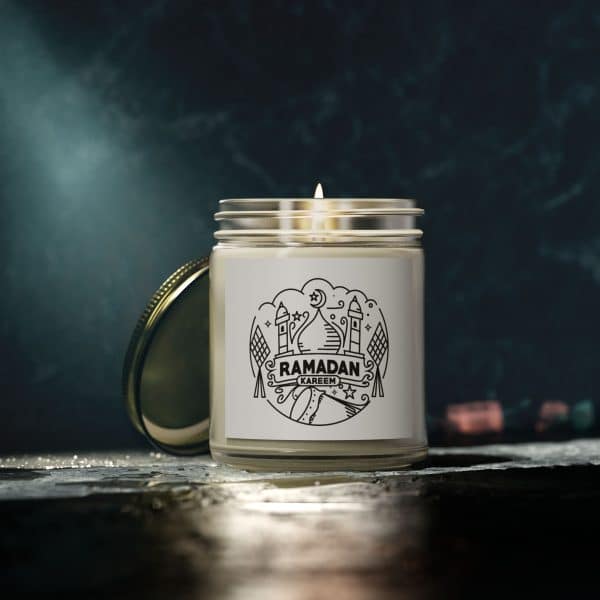 Ramadan Kareem Scented Coconut Apricot Candles (4oz, 9oz) - Image 81