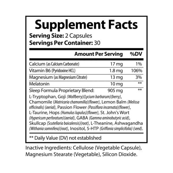 Ramadan Kareem Sleep Supplement (60 Capsules) - Image 7