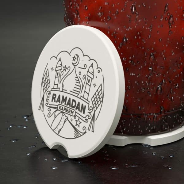 Ramadan Kareem Soapstone Car Coaster - Image 5