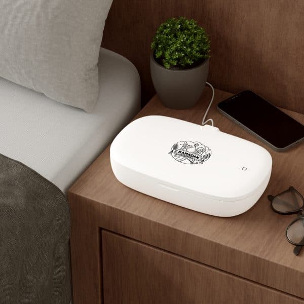 Ramadan Kareem UV Phone Sanitizer and Wireless Charging Pad - Image 7