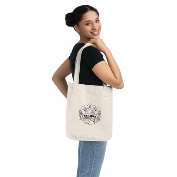 Ramadan Kareem Organic Canvas Tote Bag - Image 4