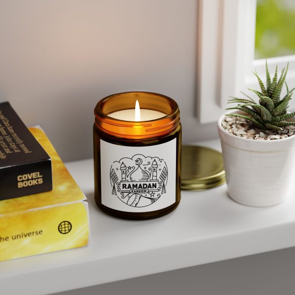 Ramadan Kareem Scented Coconut Apricot Candles (4oz, 9oz) - Image 144