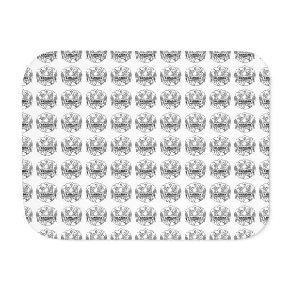 Ramadan Kareem Sherpa Blanket, Two Colors - Image 17
