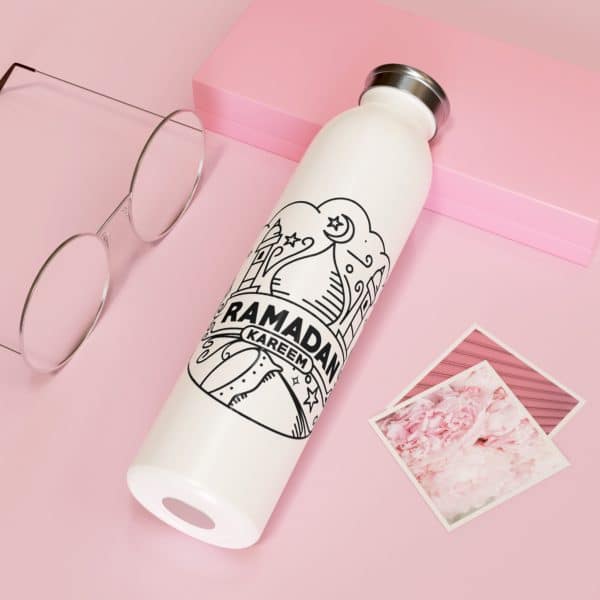 Ramadan Kareem Slim Water Bottle - Image 7