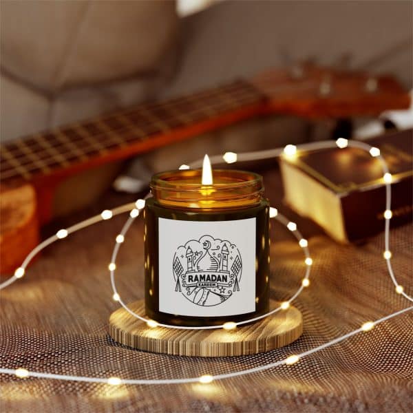 Ramadan Kareem Scented Coconut Apricot Candles (4oz, 9oz) - Image 122