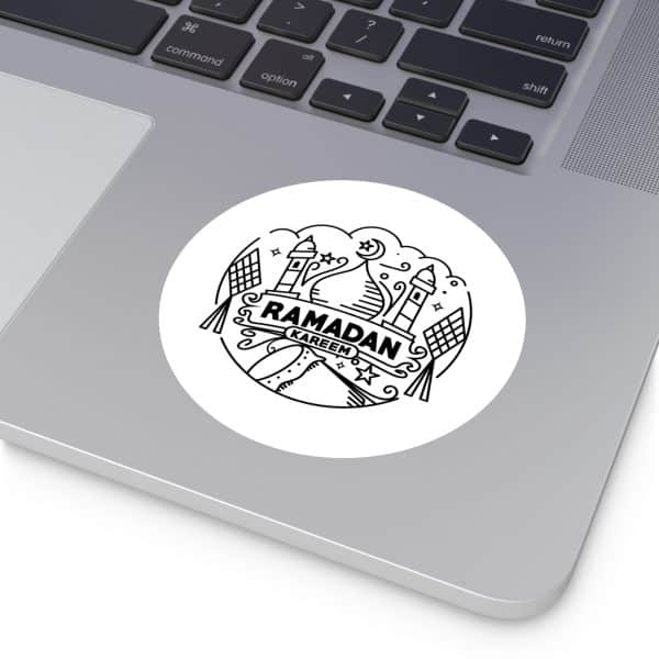 Ramadan Kareem Round Vinyl Stickers - Image 12