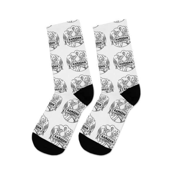 Ramadan Kareem Recycled Poly Socks - Image 6