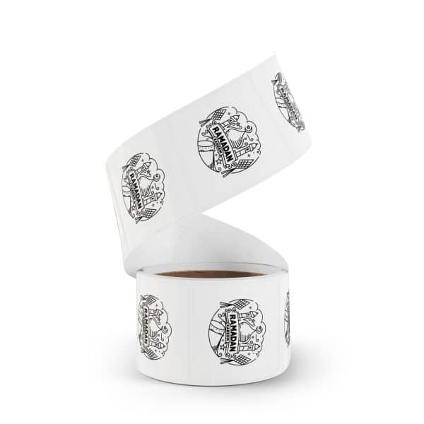 Ramadan Kareem Square Sticker Label Rolls - Image 3