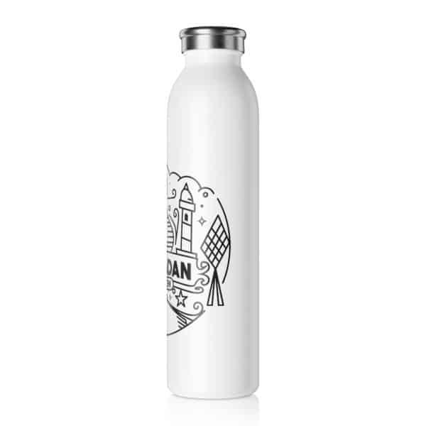 Ramadan Kareem Slim Water Bottle - Image 3