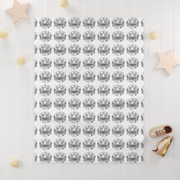 Ramadan Kareem Soft Fleece Baby Blanket - Image 3