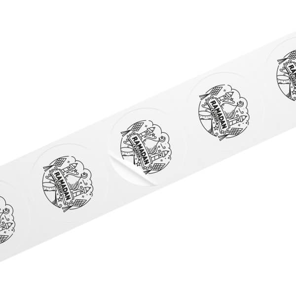 Ramadan Kareem Round Sticker Label Rolls - Image 6