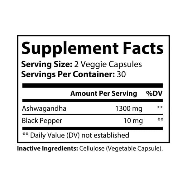 Ramadan Kareem Ashwagandha and Black Pepper Supplement (60 capsules) - Image 7