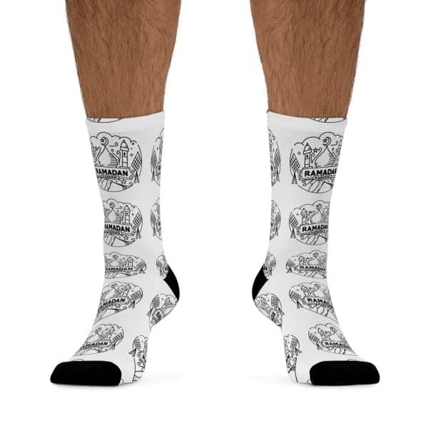Ramadan Kareem Recycled Poly Socks - Image 3