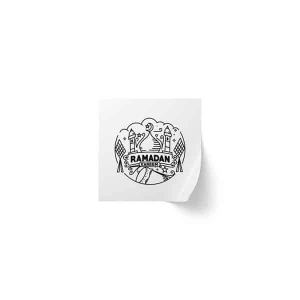 Ramadan Kareem Square Sticker Label Rolls - Image 15