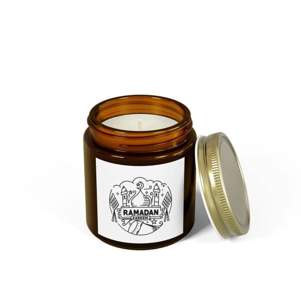 Ramadan Kareem Scented Coconut Apricot Candles (4oz, 9oz) - Image 133