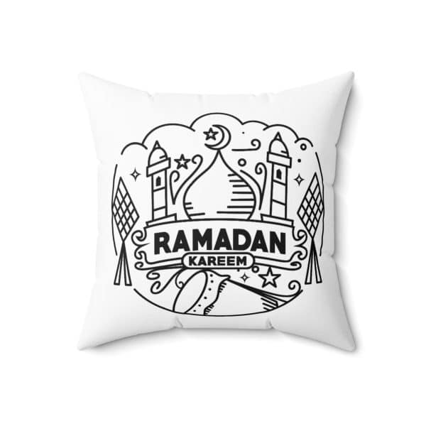 Ramadan Kareem Spun Polyester Square Pillow - Image 7