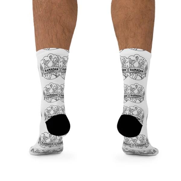 Ramadan Kareem Recycled Poly Socks - Image 4
