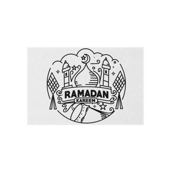 Ramadan Kareem Outdoor Rug - Image 9