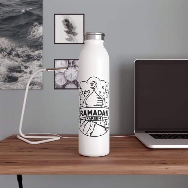 Ramadan Kareem Slim Water Bottle - Image 6