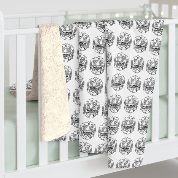 Ramadan Kareem Sherpa Fleece Blanket - Image 8