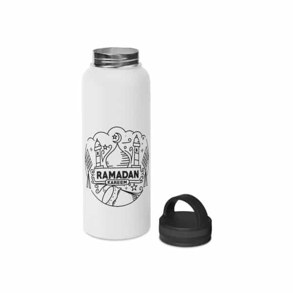 Ramadan Kareem Stainless Steel Water Bottle, Handle Lid - Image 19