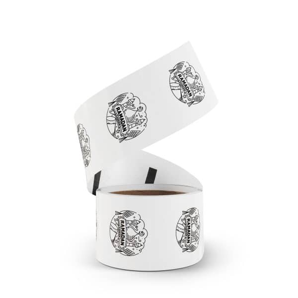 Ramadan Kareem Round Sticker Label Rolls - Image 3