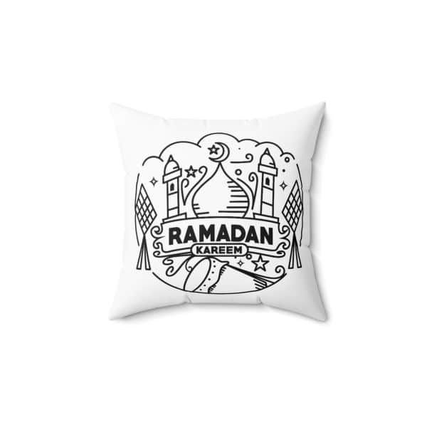 Ramadan Kareem Spun Polyester Square Pillow - Image 2