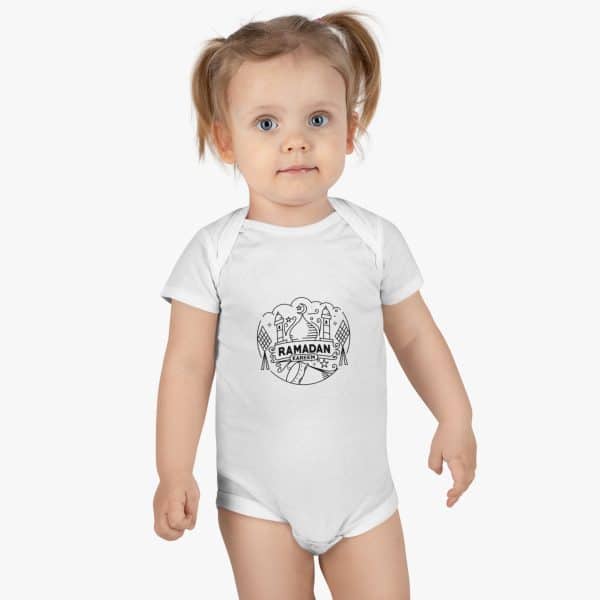 Ramadan Kareem Onesie® Organic Baby Bodysuit - Image 4