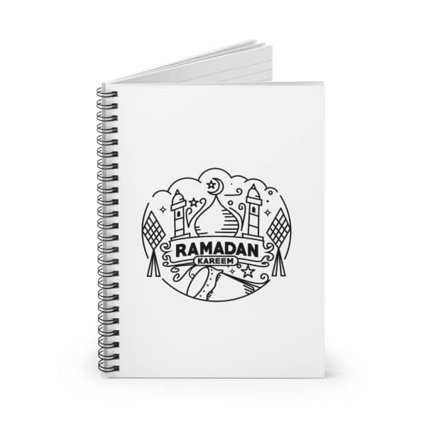 Ramadan Kareem Spiral Notebook - Ruled Line - Image 2