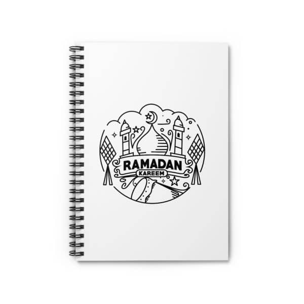 Ramadan Kareem Spiral Notebook - Ruled Line