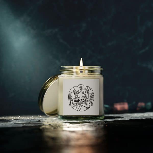 Ramadan Kareem Scented Coconut Apricot Candles (4oz, 9oz) - Image 14