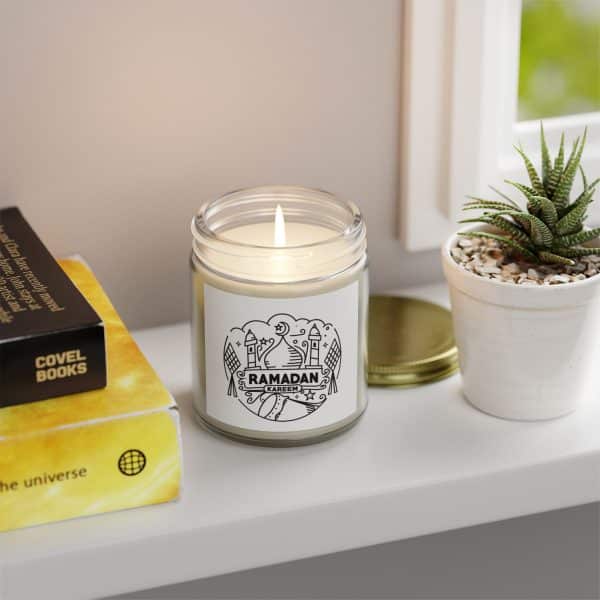 Ramadan Kareem Scented Coconut Apricot Candles (4oz, 9oz) - Image 90