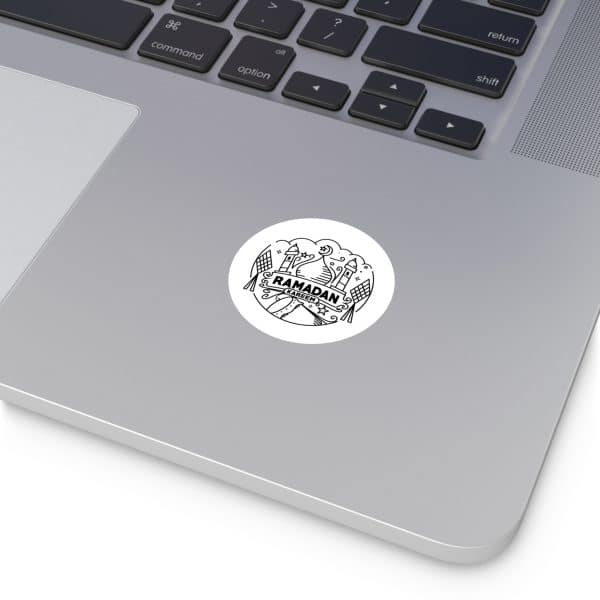 Ramadan Kareem Round Vinyl Stickers - Image 4