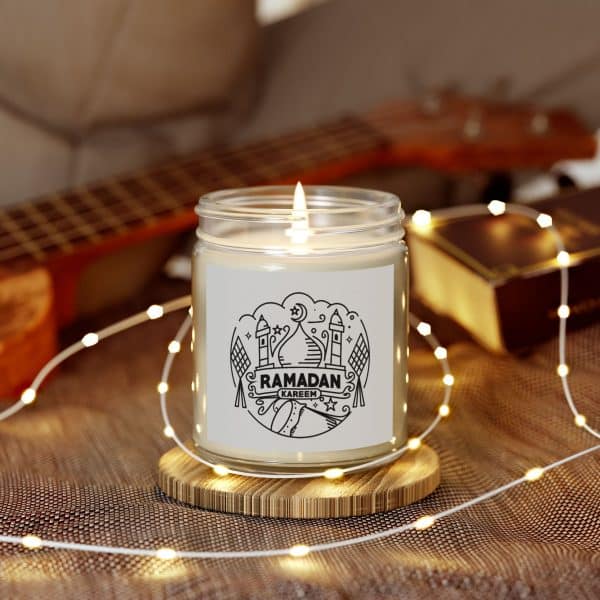 Ramadan Kareem Scented Coconut Apricot Candles (4oz, 9oz) - Image 82