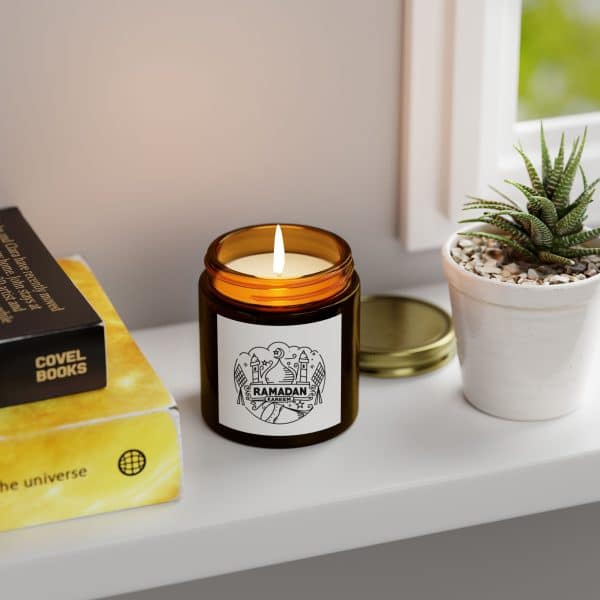 Ramadan Kareem Scented Coconut Apricot Candles (4oz, 9oz) - Image 129