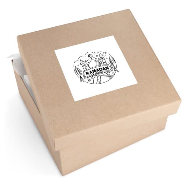 Ramadan Kareem Square Vinyl Stickers - Image 10