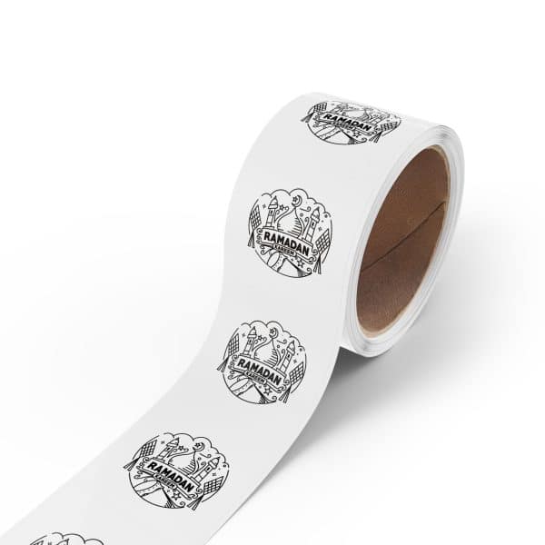 Ramadan Kareem Square Sticker Label Rolls - Image 30
