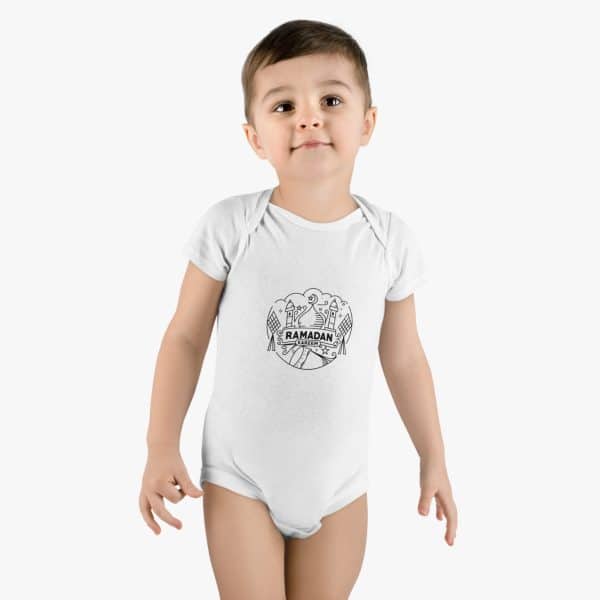 Ramadan Kareem Onesie® Organic Baby Bodysuit - Image 3