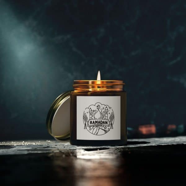 Ramadan Kareem Scented Coconut Apricot Candles (4oz, 9oz) - Image 125
