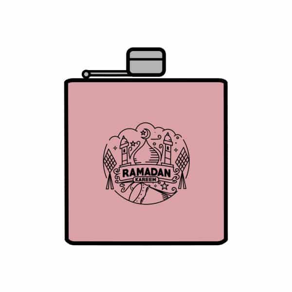 Ramadan Kareem Stainless Steel Flask, 6oz - Image 6