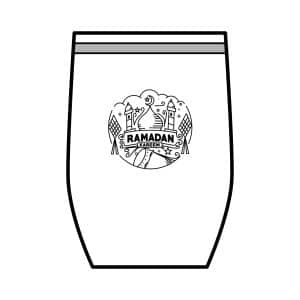 Ramadan Kareem Wine Tumbler, 12oz